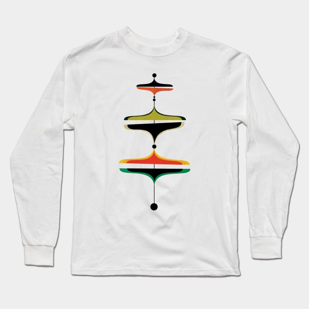 Mid Century Modern 27 Long Sleeve T-Shirt by Dream Print Designs